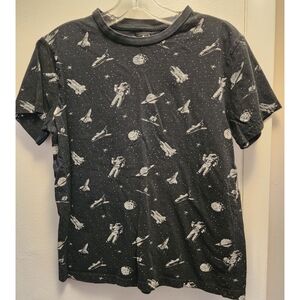 WXYZ Space-Themed Black T-Shirt